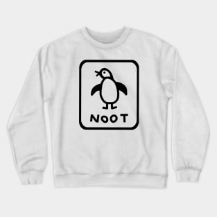 Penguin Self Portrait Monochrome Graphic Crewneck Sweatshirt